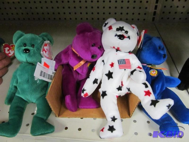lot 30 image: Lot of 4 Ty Beanie Babies