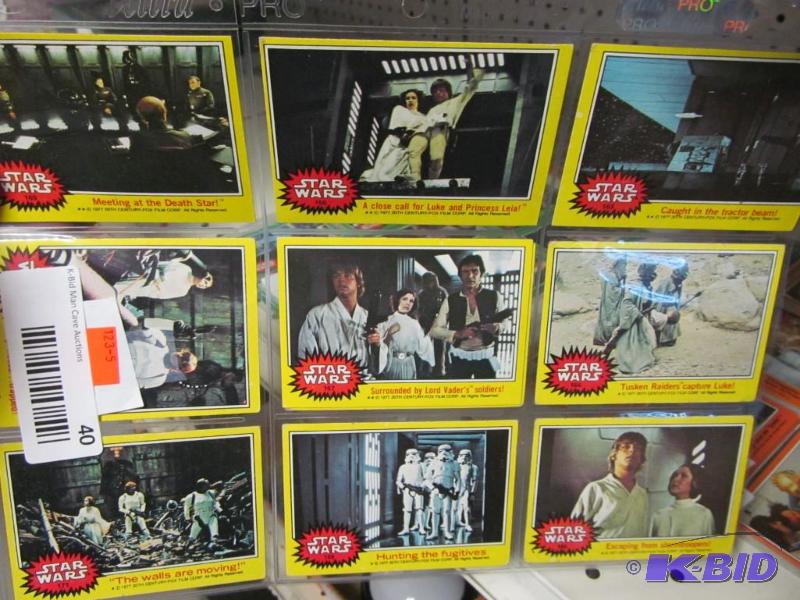 lot 40 image: Lot of 18 Vintage Star Wars Collector Cards