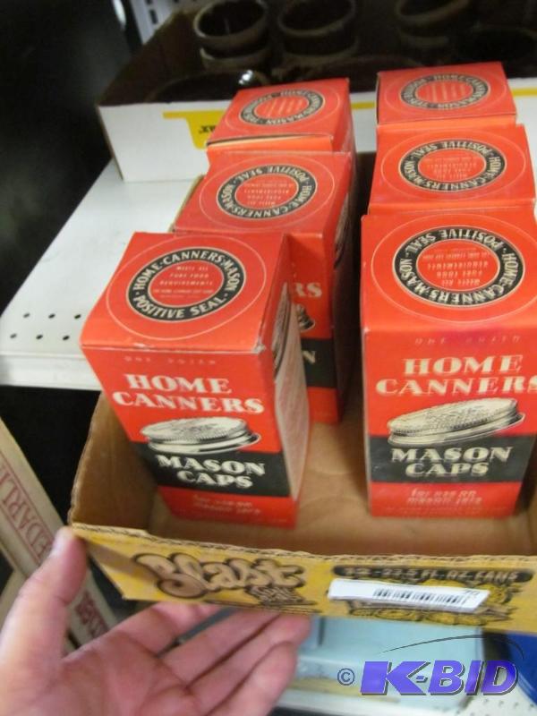 lot 70 image: Lot of 6 Dozen Vintage Mason Jar Lids