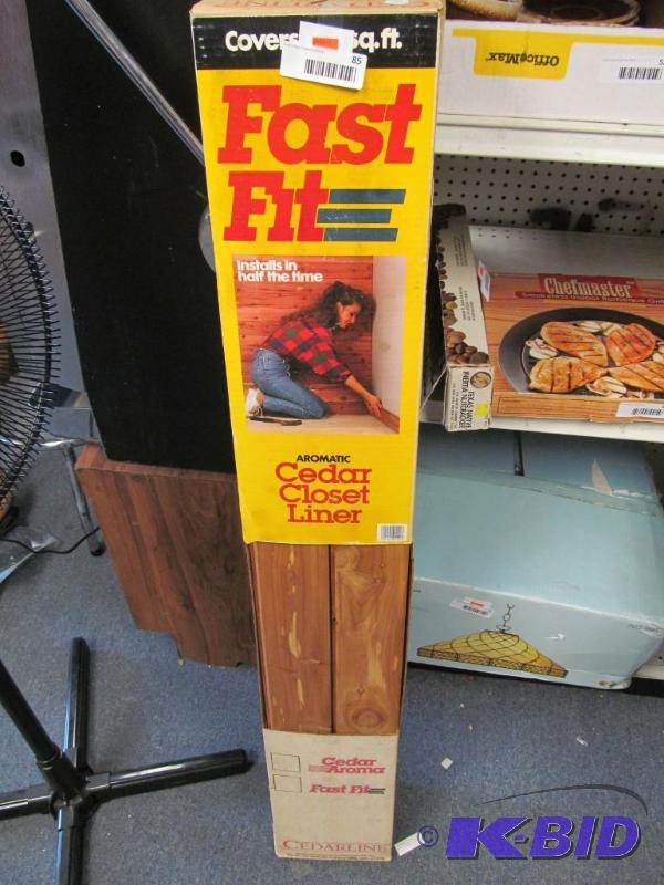 lot 85 image: 2 Boxes Cedar Closet Liners