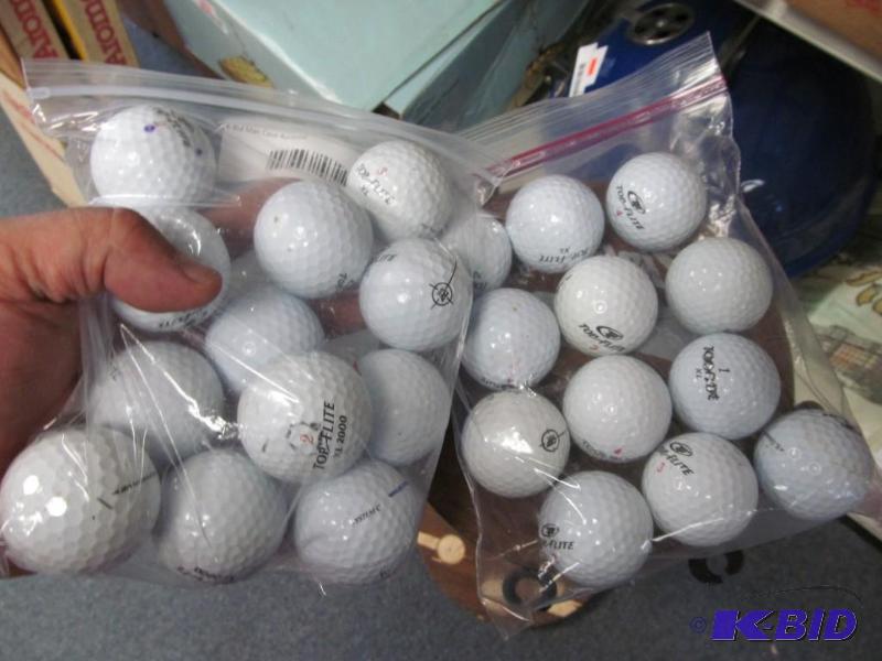 lot 87 image: Lot of 2 dozen used Top-Flight Golf Balls