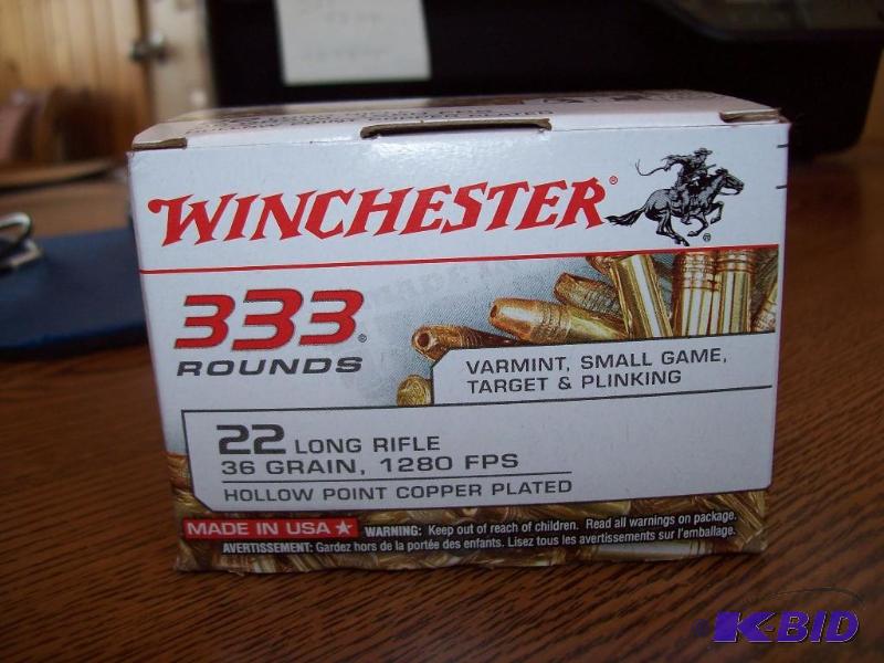 Winchester 22 Long Rifle -Hollow point, coppe...