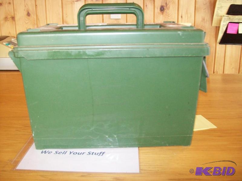 Plastic ammo box -sturdy...