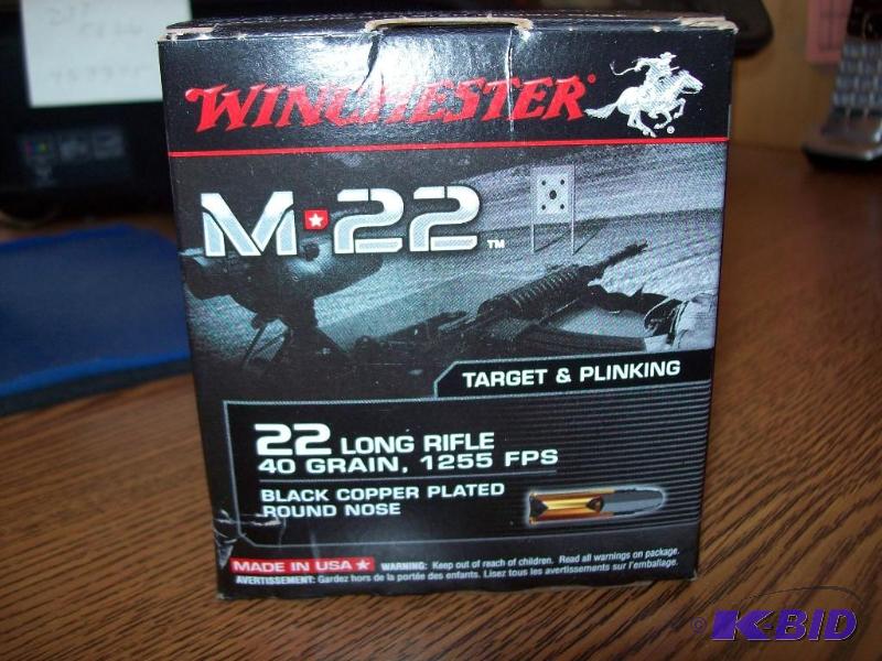 Winchester M22 -Black copper plated, round no...
