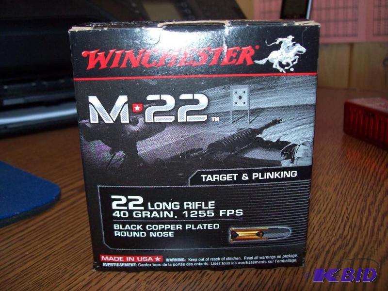 Winchester M22 -Black copper plated, round no...
