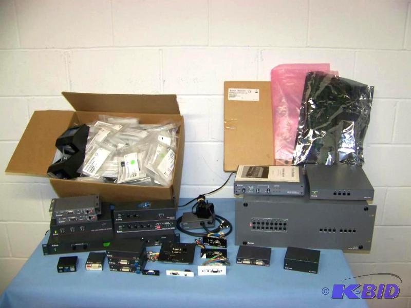 lot 101 image: LARGE lot of Extron Electronics Equipment  Components