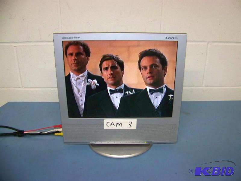 lot 113 image: Samsung, SyncMaster, 15, LCD Monitor with TV Tuner on Stand