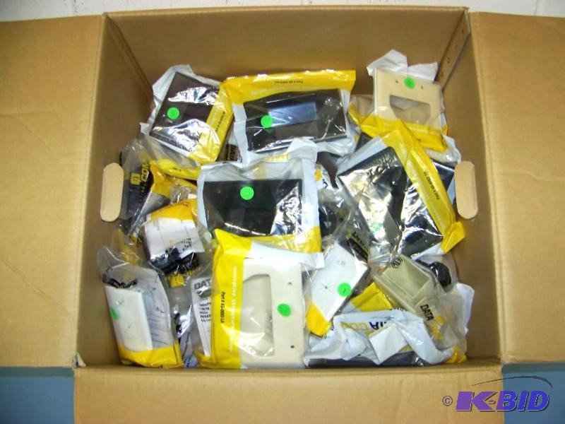 lot 124 image: LARGE lot of DataComm, Innovative Structured Wiring Boxes