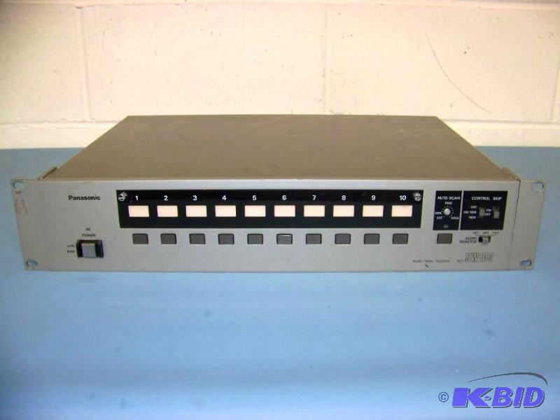 lot 35 image: Pansonic, Composite, 10 Channel, Audio Video Routing Switcher