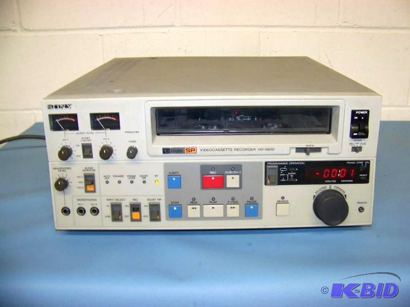 lot 62 image: Sony, U Matic SP, Professional, Video Cassette Recorder