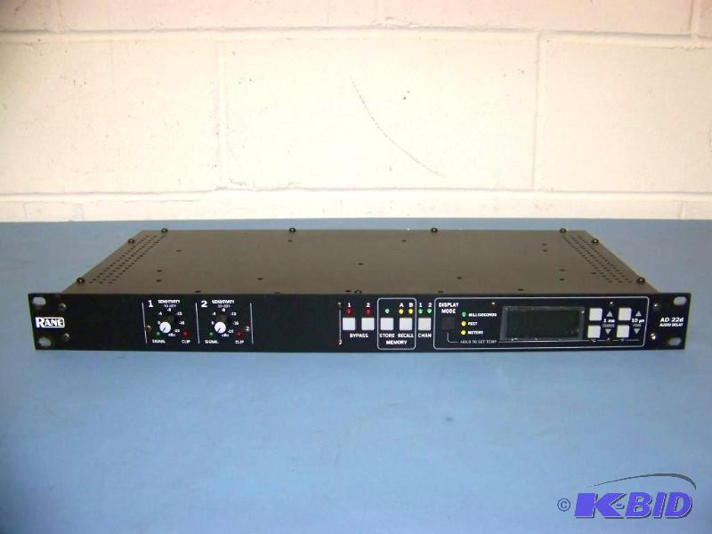 lot 64 image: Rane, Audio Digital Alignment Delay  Effects Processor