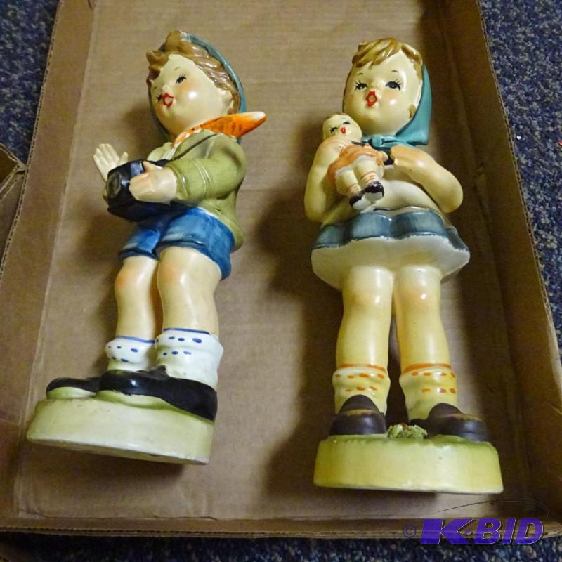 lot 104 image: 2 vintage figurines...