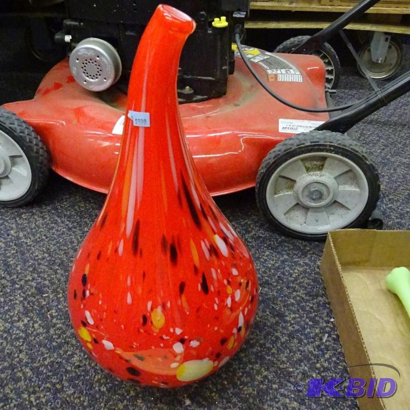 lot 172 image: Multicolored vase...