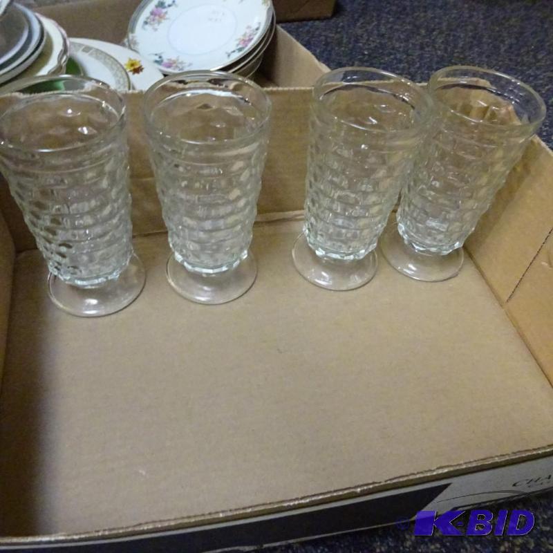 lot 87 image: 4 matching water glasses...