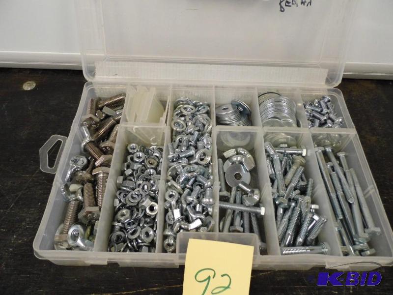 Assorted Hardware in Case