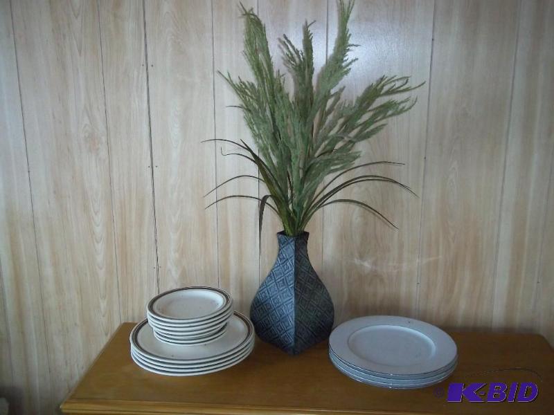 Dishes and plant dcor