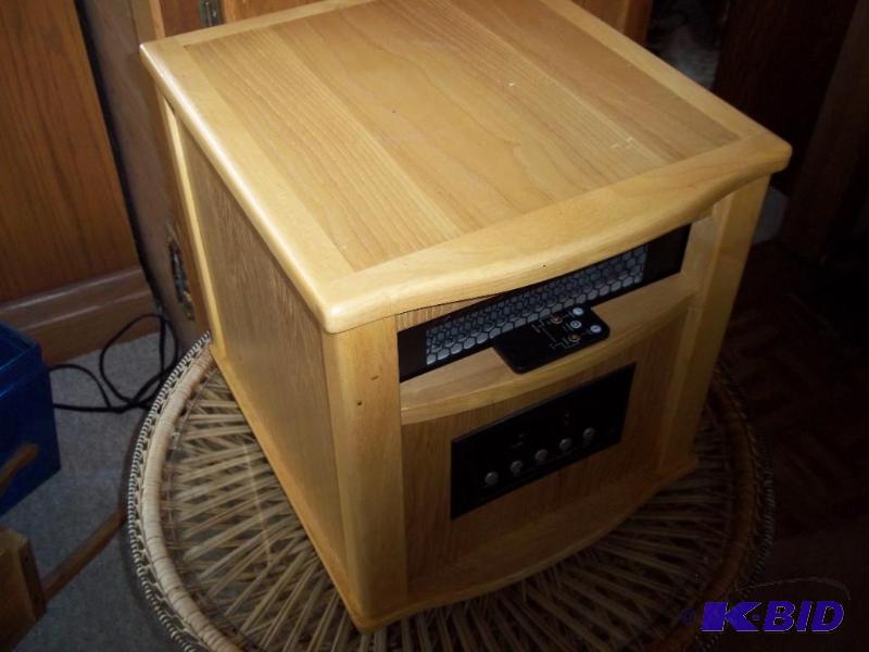 cabinet heater with remote