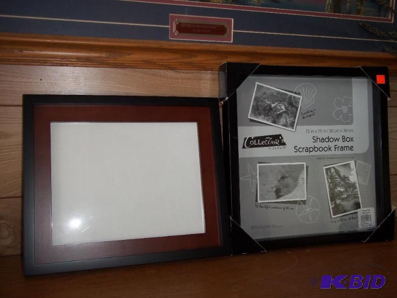 shadow box scrapbook frame and pic frame