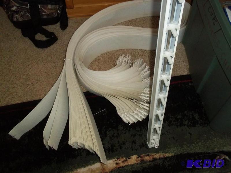 76 wide window door verticle blinds 81length can be cut shorter to fit