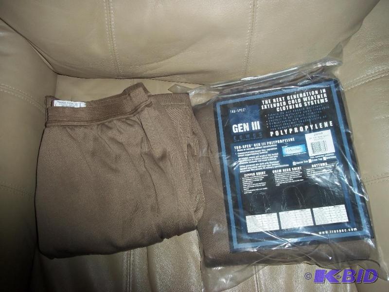 Generation 3 cold weather polypropylene extended cold weather size large long underwear Brand new in package