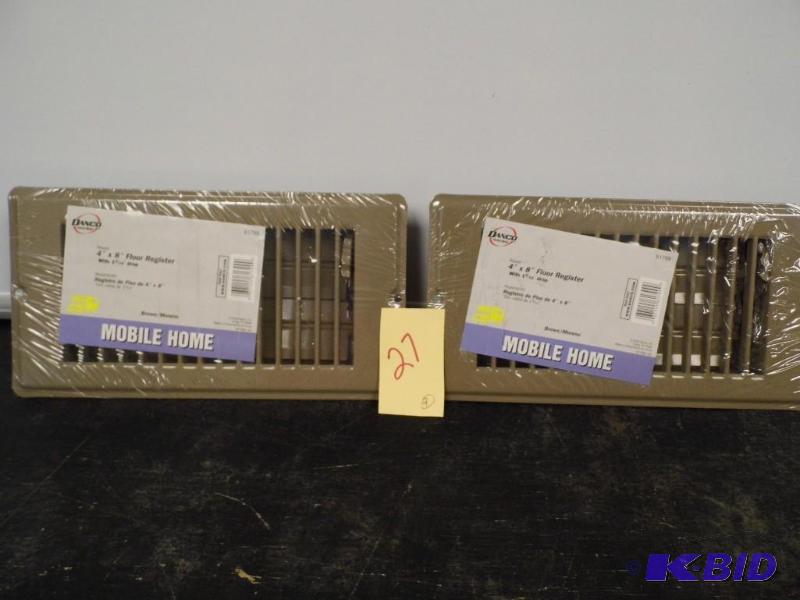2 Floor Registers