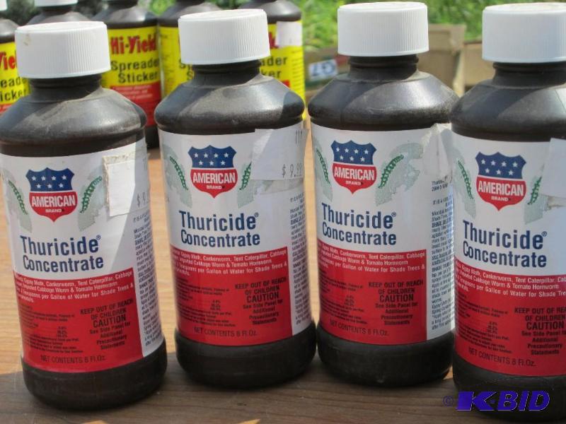 lot 126 image: Thuricide concentrate, moth, worm, caterpilla...