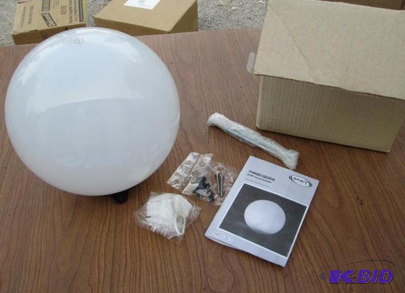 lot 181 image: Magic globe solar powered light, stores solar...