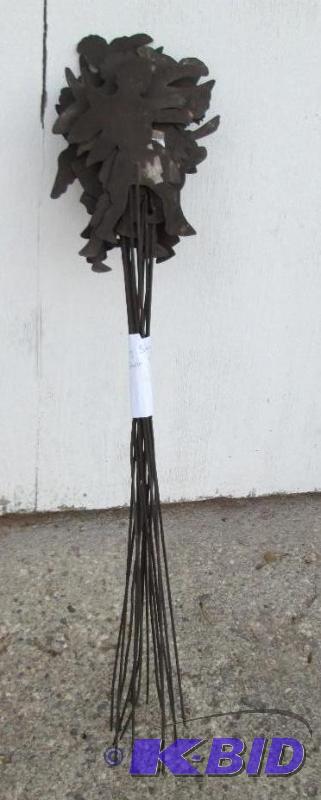 lot 183 image: Lot of 15 fairy shadow garden stakes...