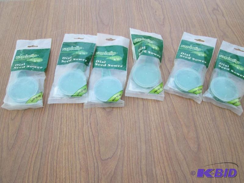 lot 229 image: Lot of 6 dial seed sowers, controls flow rate...
