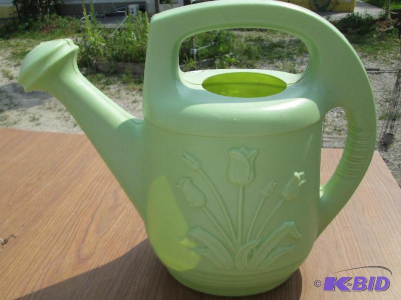 lot 33 image: Nugeen watering can, 2 gallon, spout has adju...