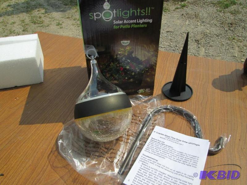 lot 46 image: Spotlights Solar accent lighting for patio p...