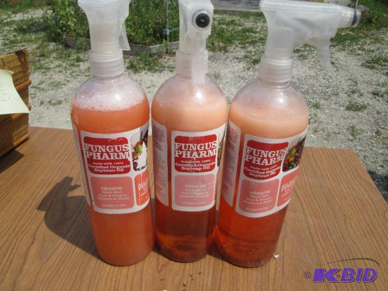 lot 87 image: 3 bottles of Fungus Pharm certified organic s...