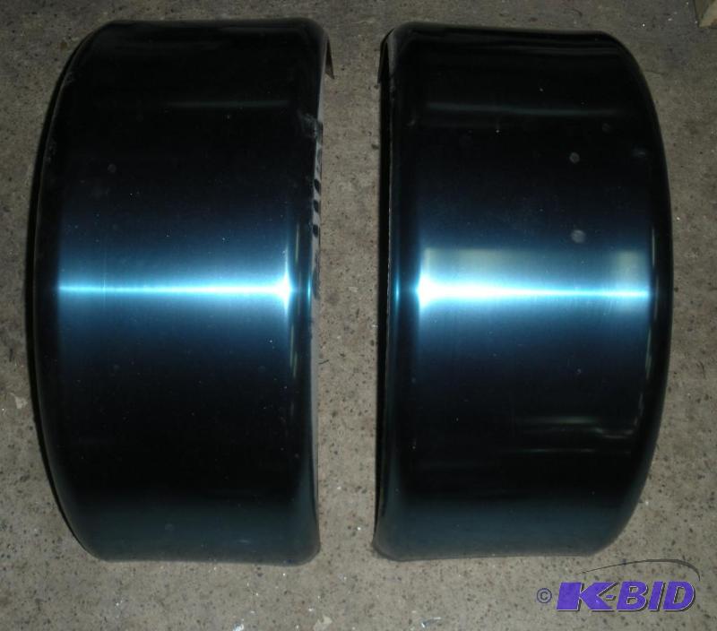 Blue Motorcycle or Pull Along Trailer Fender