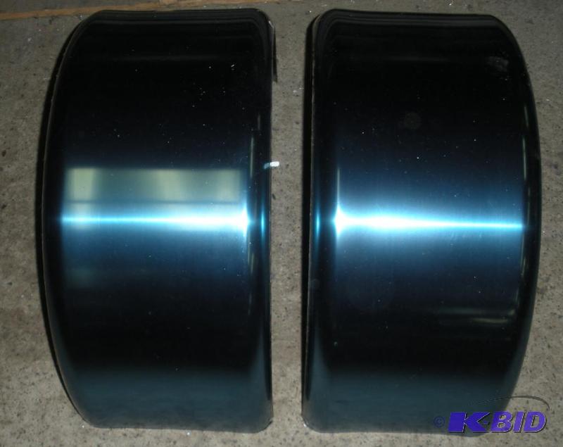 Blue Motorcycle or Pull Along Trailer Fender