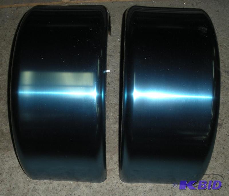 Blue Motorcycle or Pull Along Trailer Fender