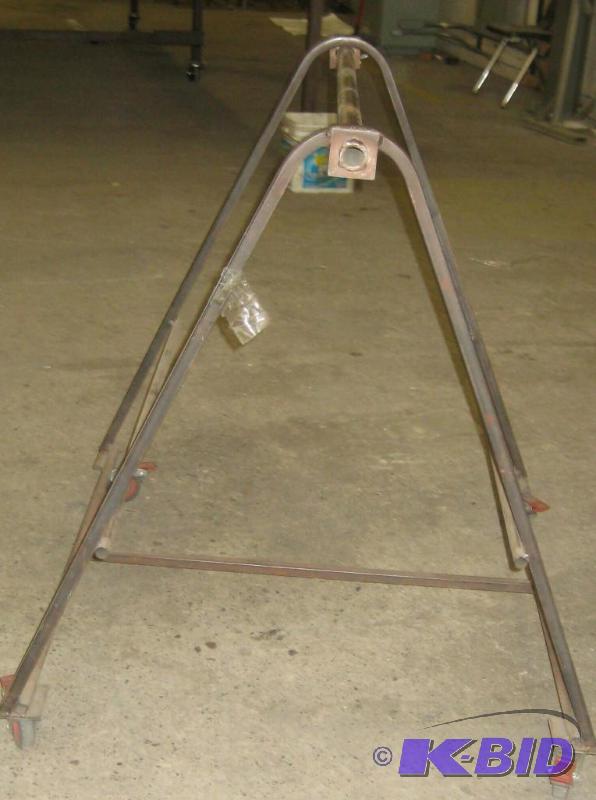 A Frame Project Stand on Rollers