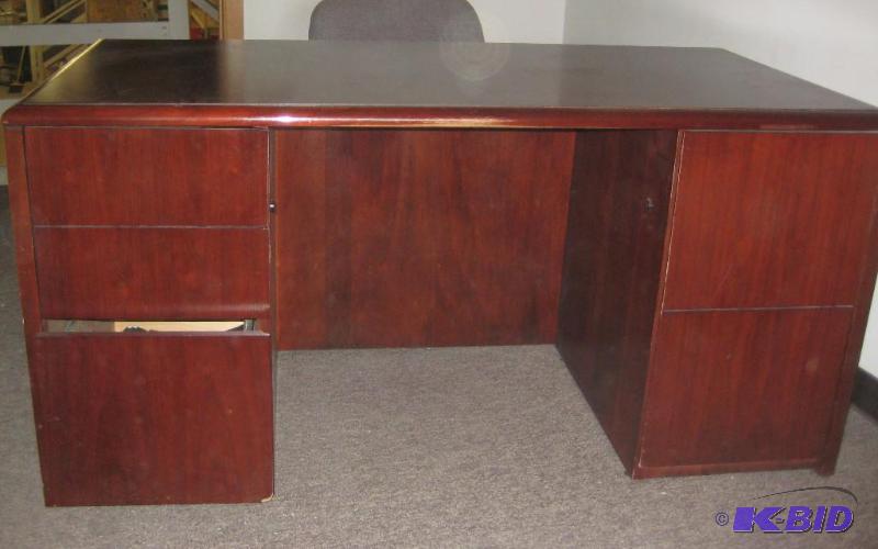 Cherry Color Office Desk