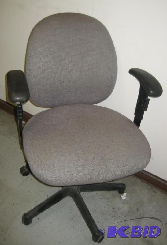 Gray Swivel Office Chair