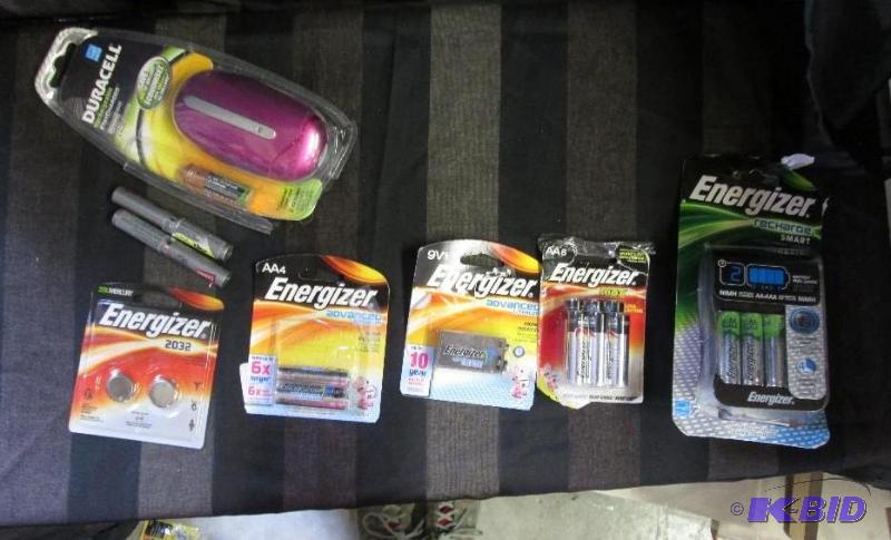 mixed lot of batteries...