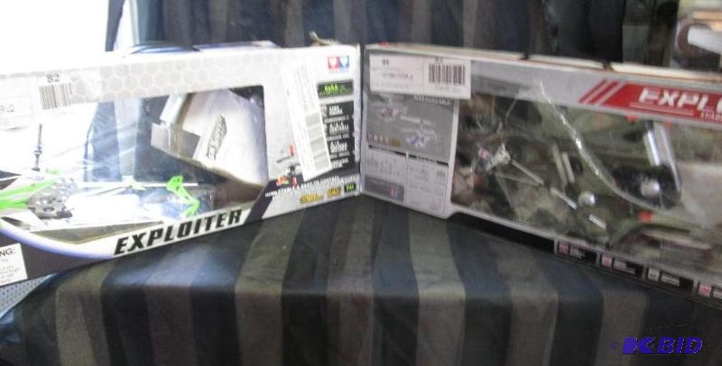 2 remote control helicopters- NOT TESTED...