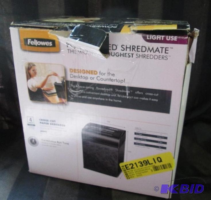fellows mini paper shedder...
