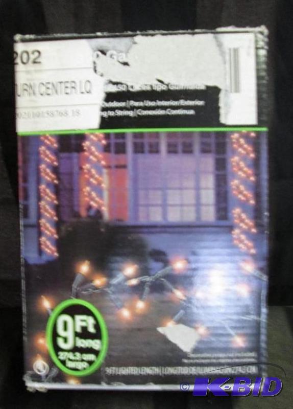 9 ft christmas lights- not tested...