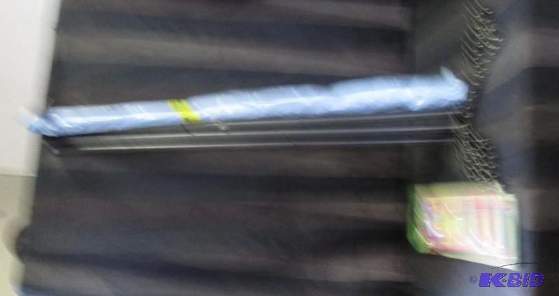 misc group of bars- tension bars and bike cha...