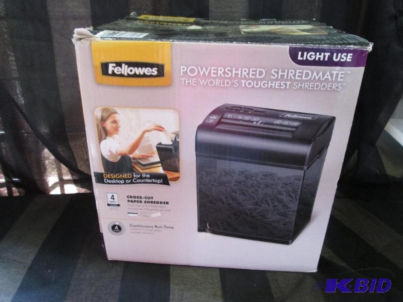 fellows mini paper shedder...