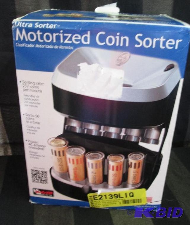motorized coin sorter...