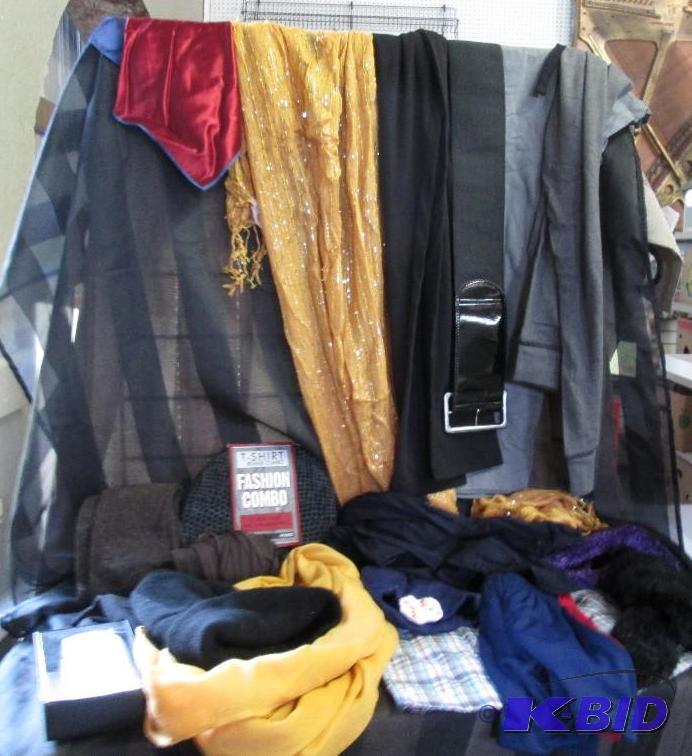 Mixed lot of clothes and accessories...