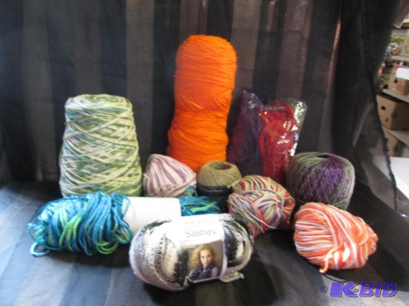 mixed lot of yarn...