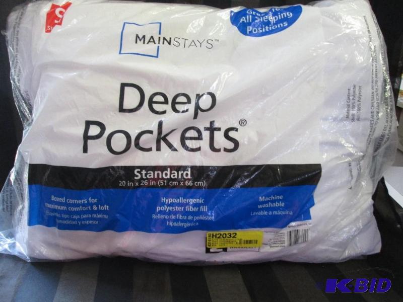 pillow deep pockets standard size...