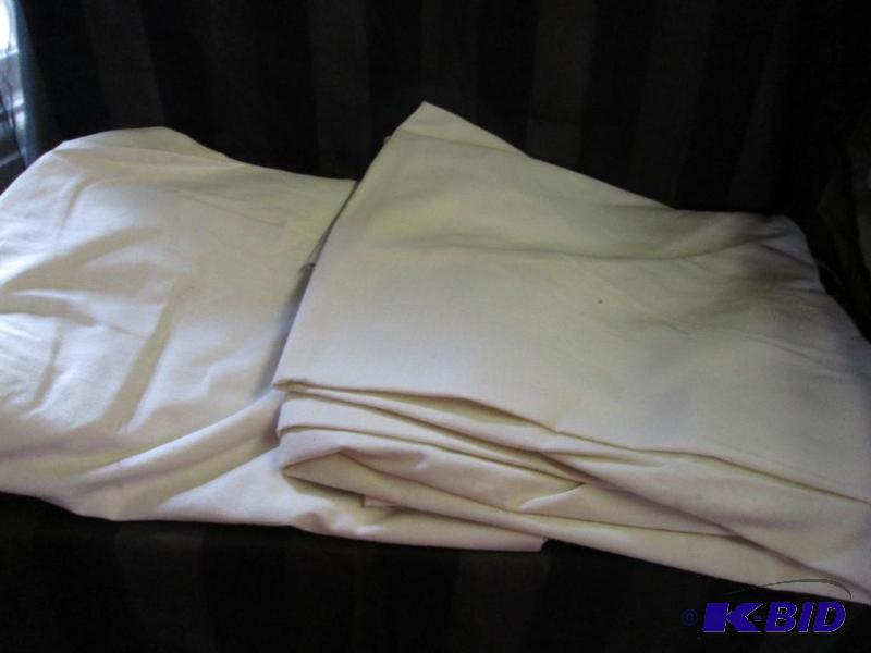 100% cotton drapes 2 panels- off white...