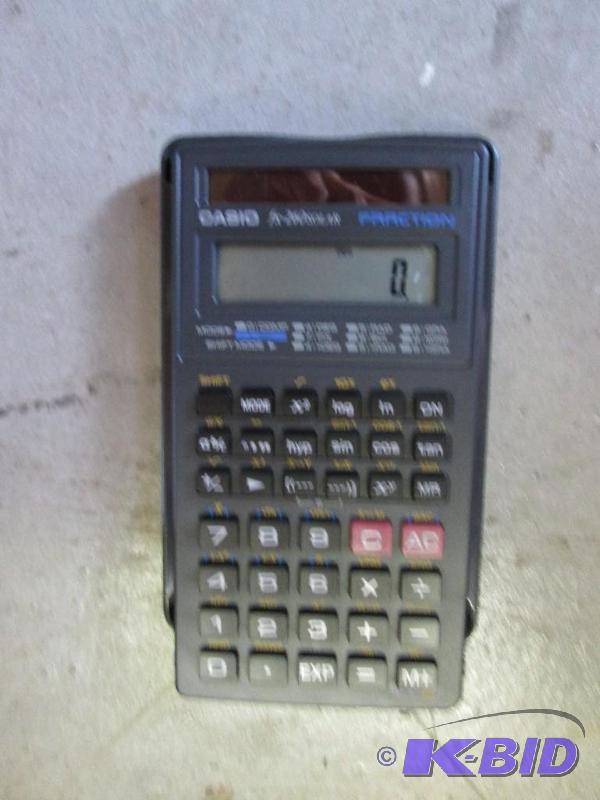 casio fx260 solar fraction...